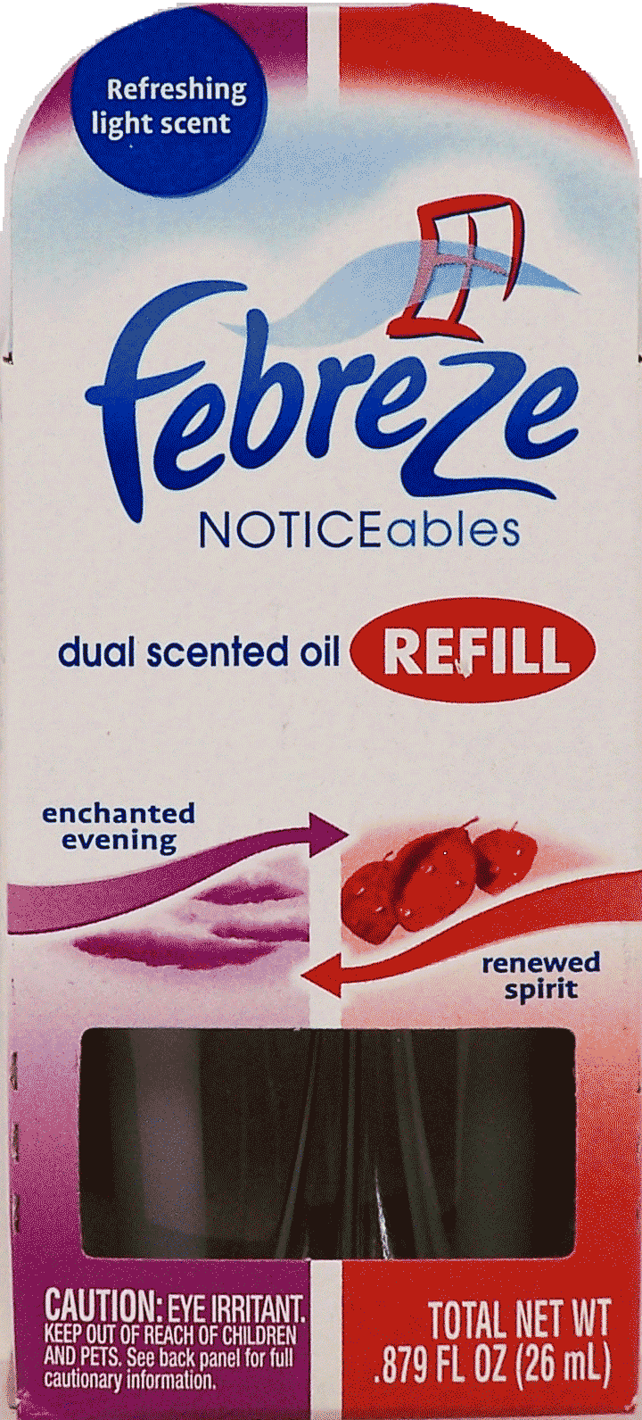 Febreze&nbsp;Noticeables&nbsp;dual scented oil refill, enchanted evening and renewed spirit scent Full-Size Picture